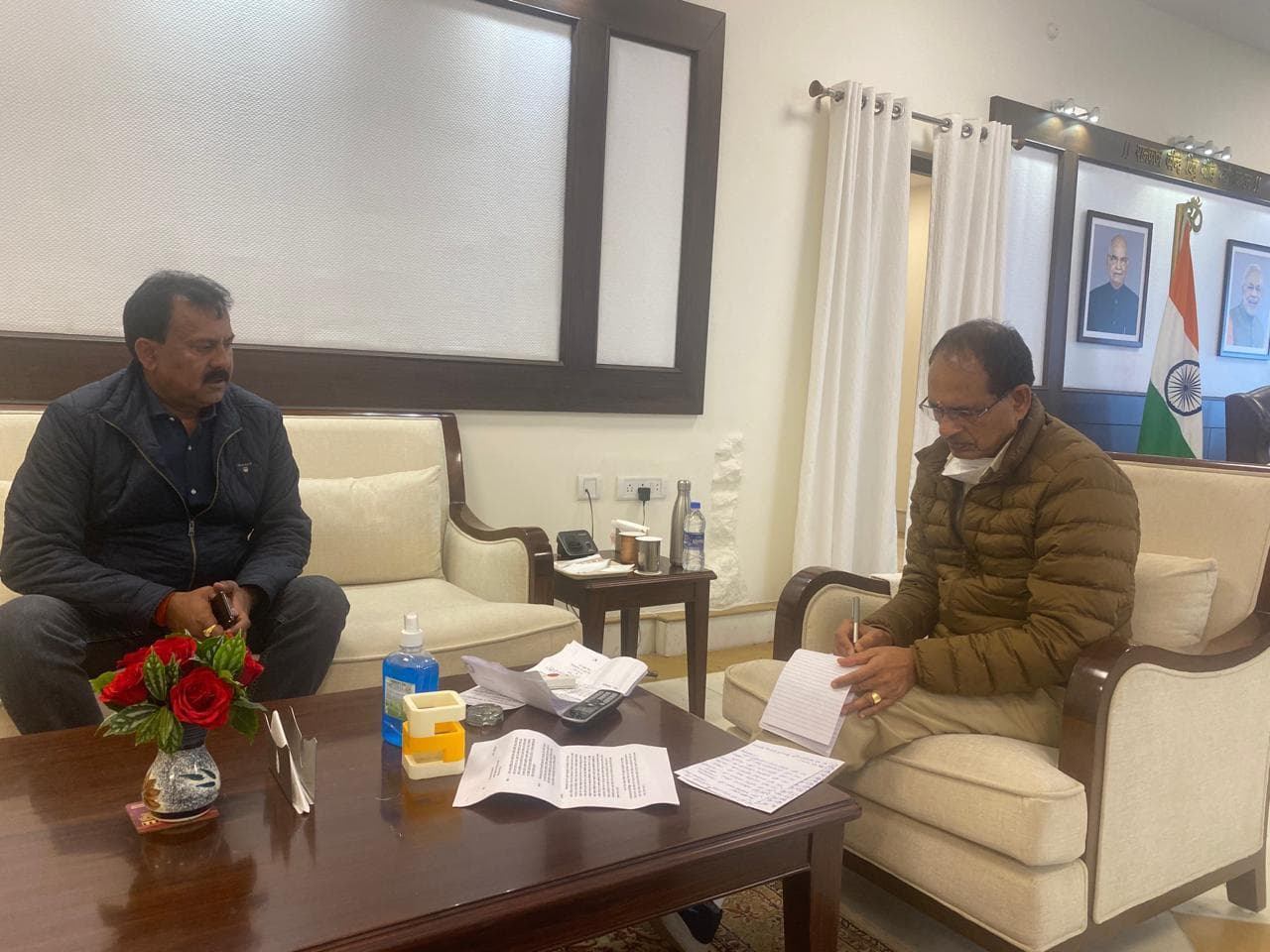 बिजावर विधायक ने सीएम से की विकास पर चर्चा, सीएम ने दिलाया हरसंभव सहयोग का भरोसा