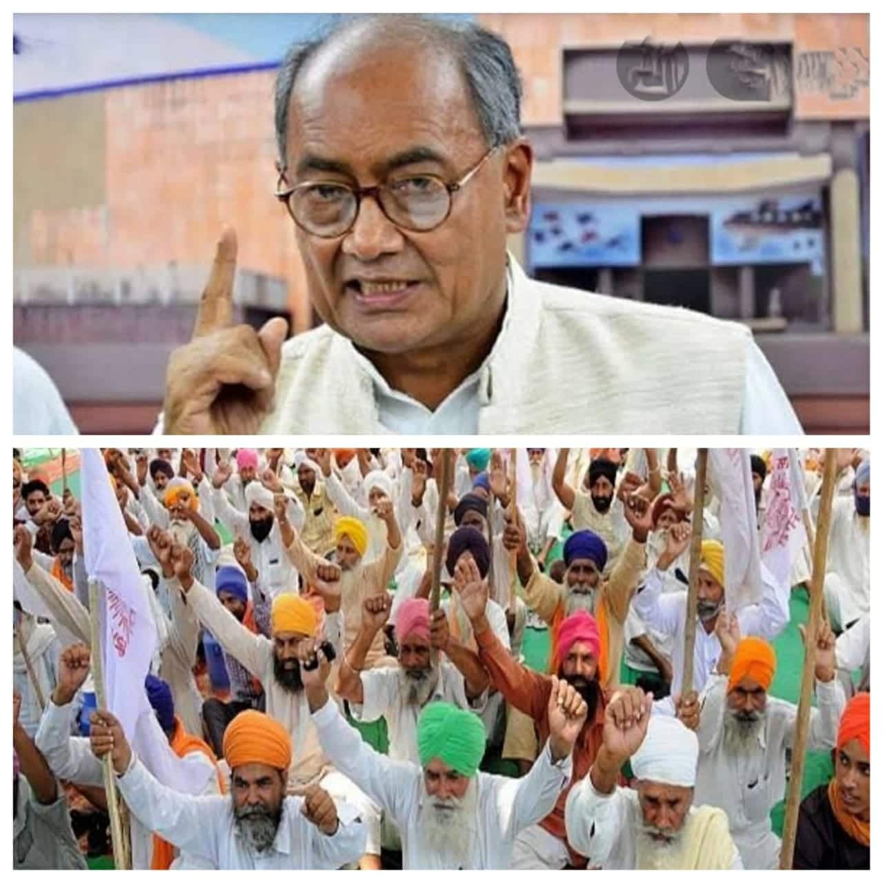 किसान आंंदोलन को लेकर दिग्विजय सिंह का बड़ा बयान, कहा- जिद छोड़ें प्रधानमंत्री