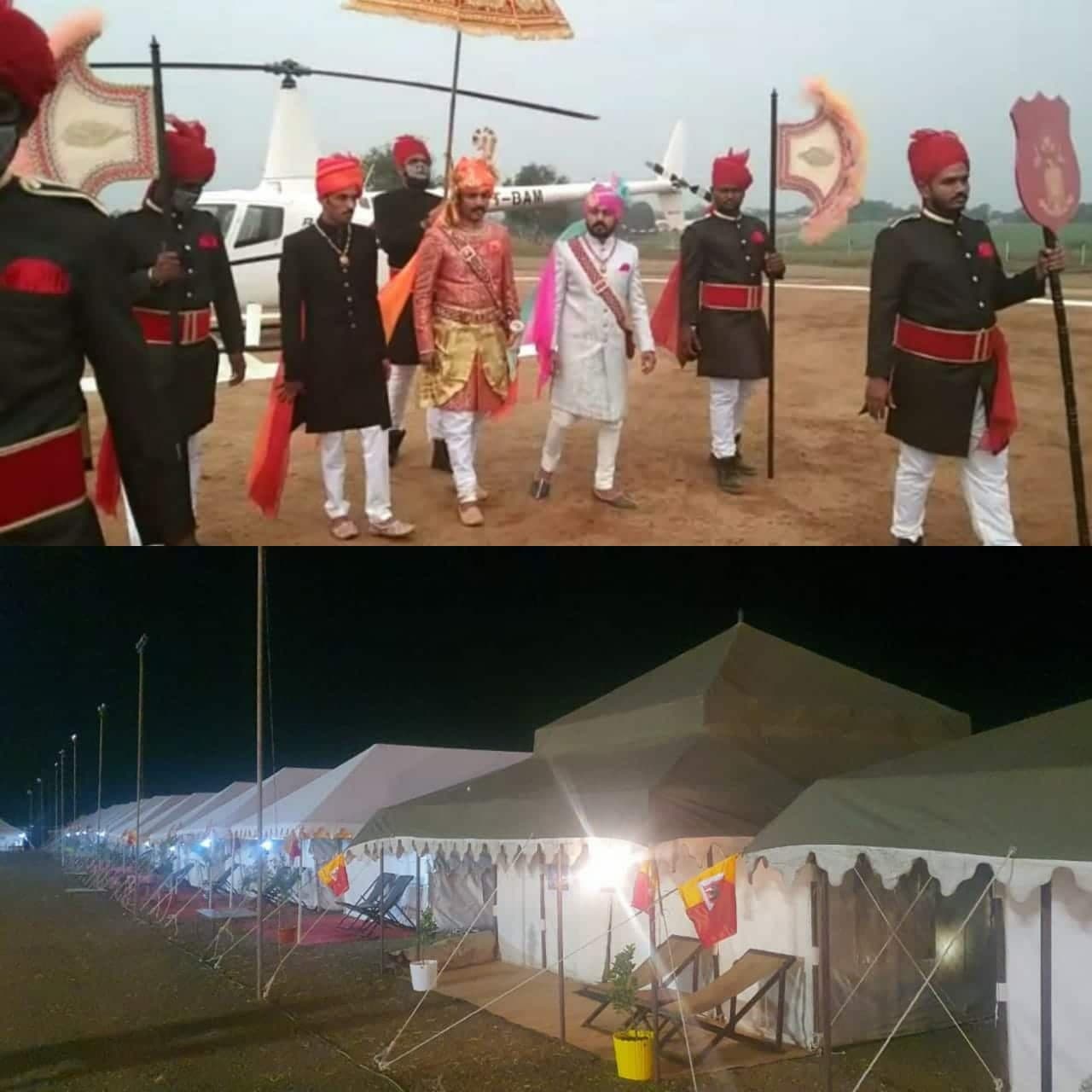 Helicopter से दिलवाले आए अपनी दुल्हनिया लेने, शादी बनी गांव में आकर्षण का केंद्र, देखें वीडियो