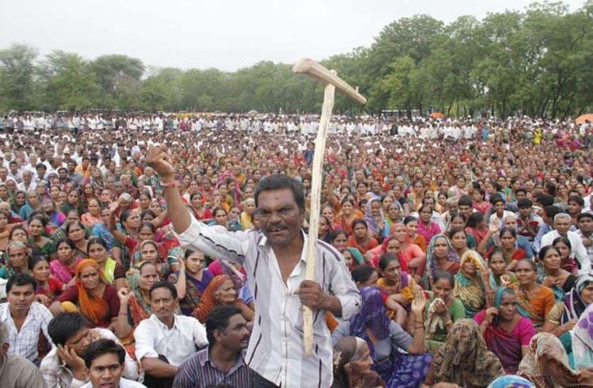 किसान आंदोलन: मध्यप्रदेश में यहां बंद का असर, एसपी ने लिया जायजा