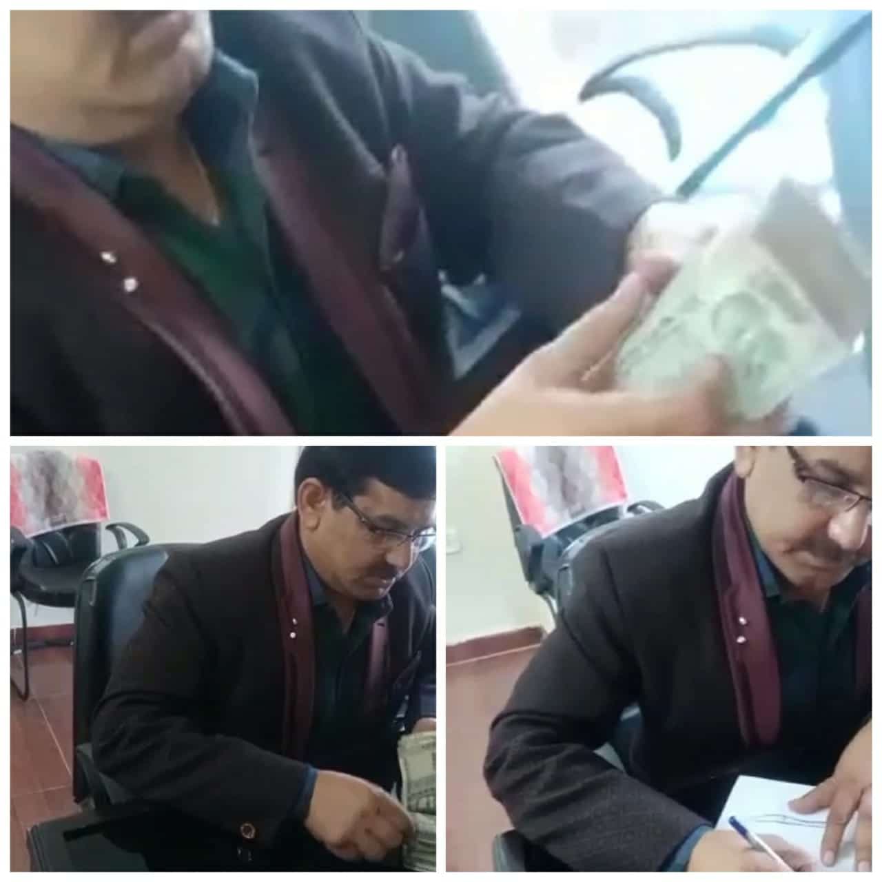 भितरवार जनपद अध्यक्ष के पति का पैसे लेते वीडियो वायरल, मंगलवार को भी किया था हंगामा