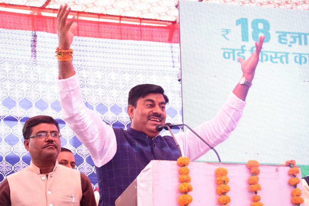 किसानों के दुश्मन फैला रहे है कृषि कानून पर झूठ : रामेश्वर शर्मा