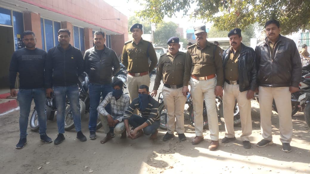 Morena News : दो शातिर चोर गिरफ्तार, 8 मोटरसाइकिल बरामद