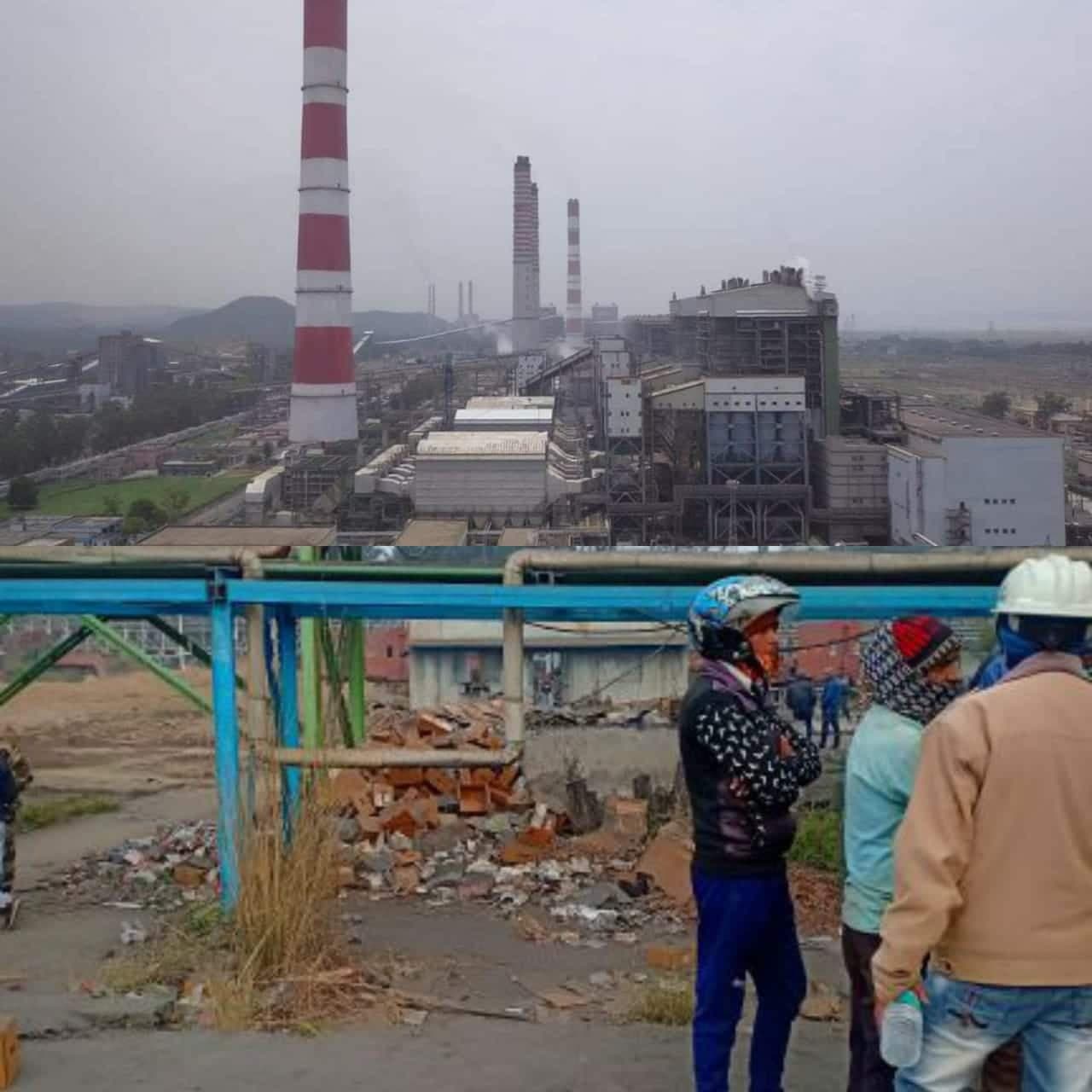 NTPC में नहीं  रुक रहा कहर, लापरवाही से फिर गई एक मजदूर की जान