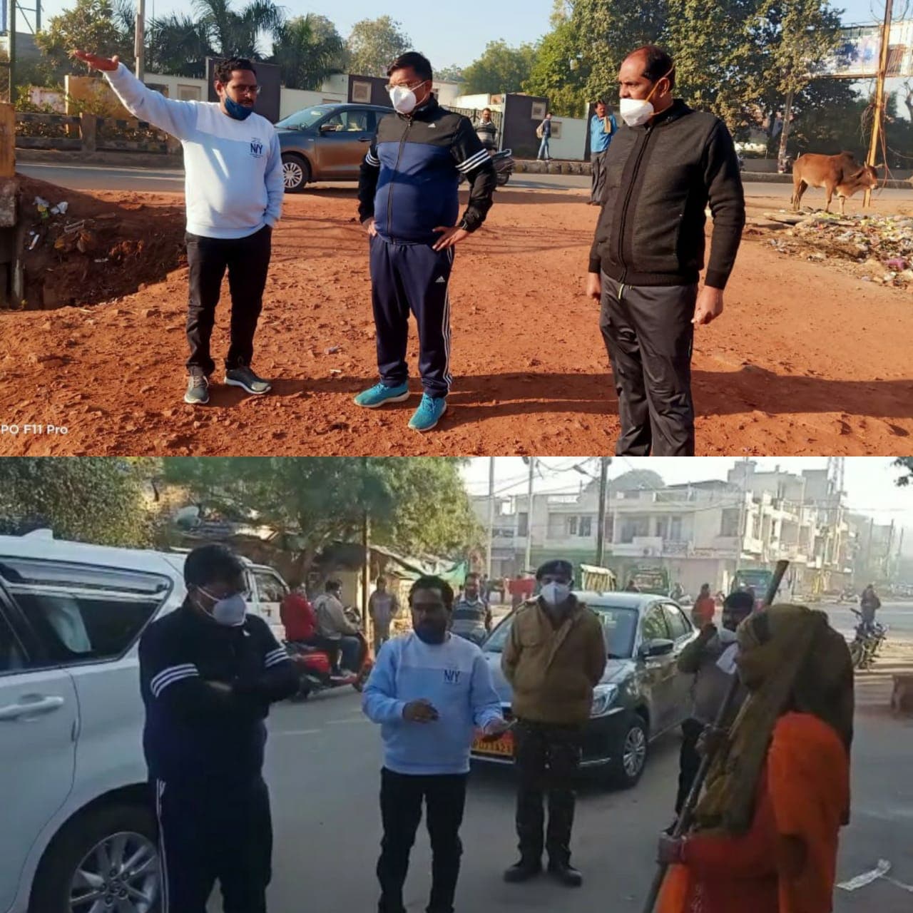चार्ज से पहले ही एक्शन में निगम आयुक्त, सफाई का जायजा लेने उतरे सड़क पर