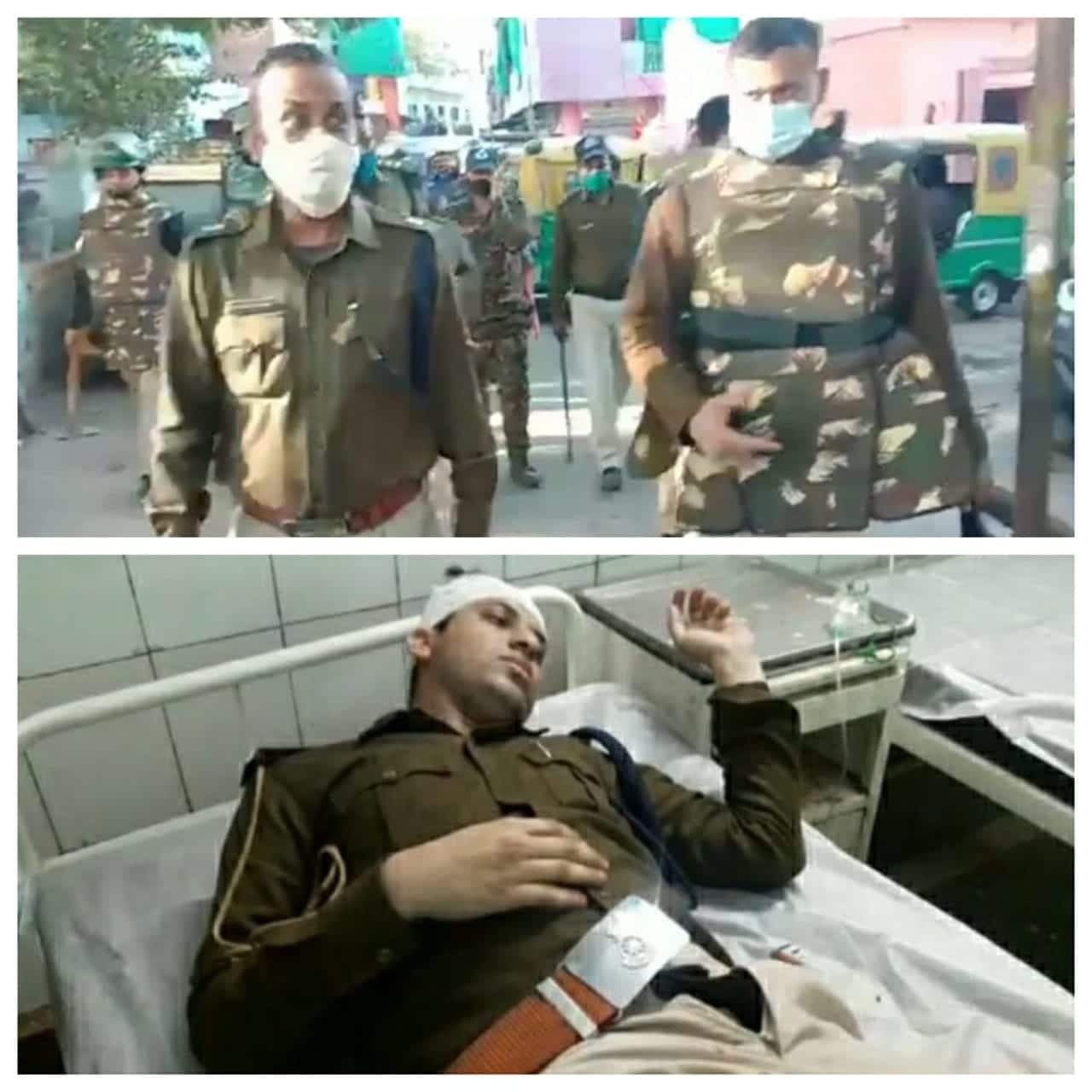 सट्टे के अड्डे पर छापा मारने गई पुलिस पार्टी पर ईंट पत्थरों से हमला, एसआई घायल, तीन आरोपी गिरफ्तार