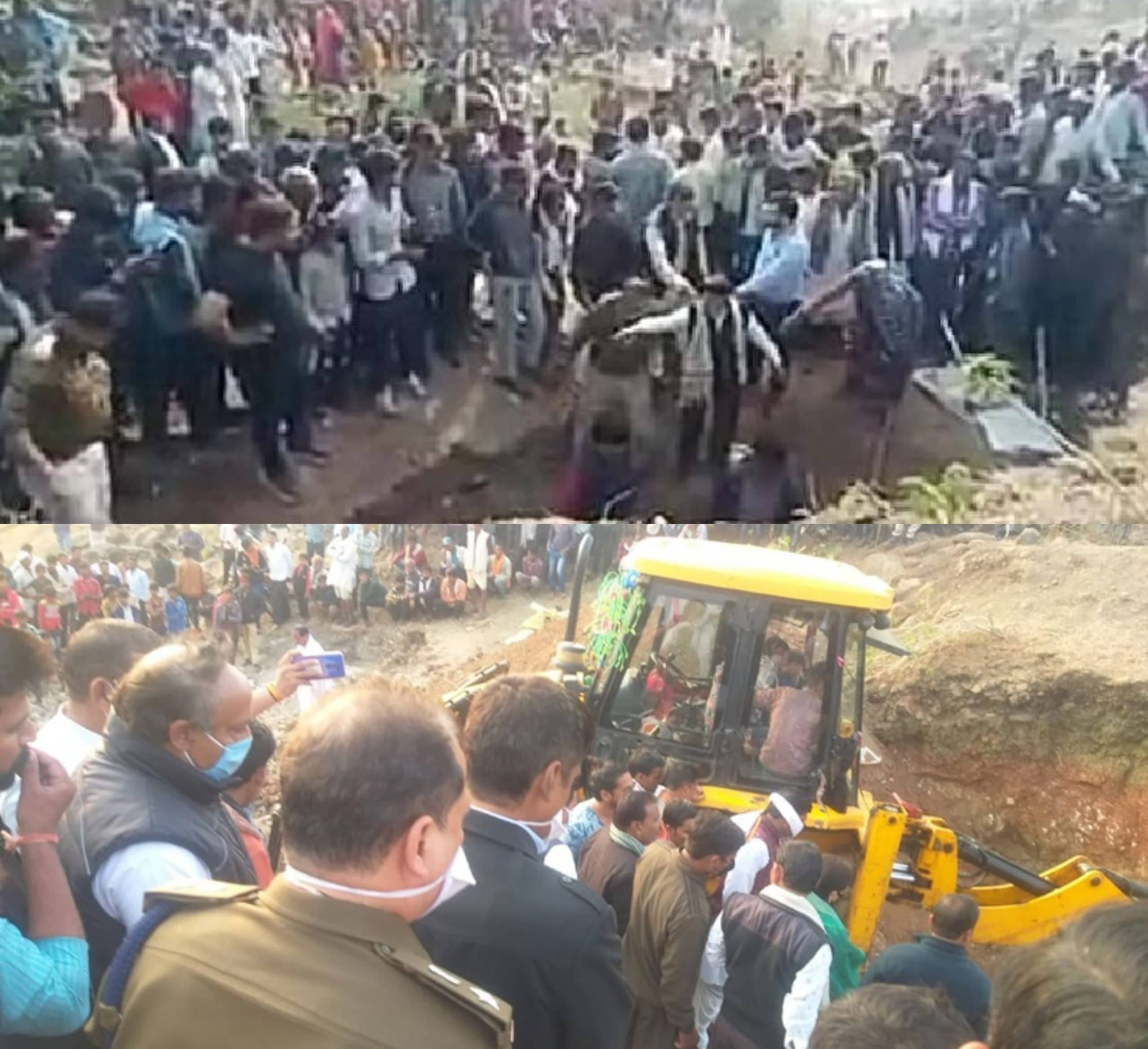 गुना में धंसी मिट्टी की खदान, महिलाएं दबी, सीएम शिवराज ने जताया दु:ख