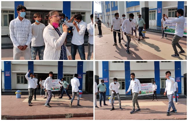 बैतूल: नुक्कड़ नाटक से दी स्वच्छता की सीख, मदिरा छोड़ने और रक्तदान का भी दिया सन्देश