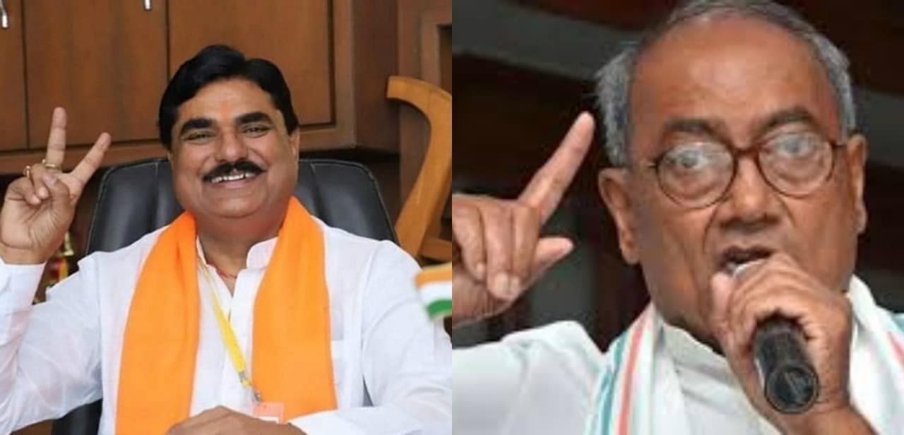 Jabalpur : दिग्विजय सिंह और कमल पटेल की जुबानी जंग, एक दूसरे पर जमकर बोला हमला
