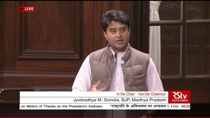 सिंधिया का कांग्रेस पर निशाना, एक लॉक डाउन 1975 में भी लगा था जिसे थोपा गया था