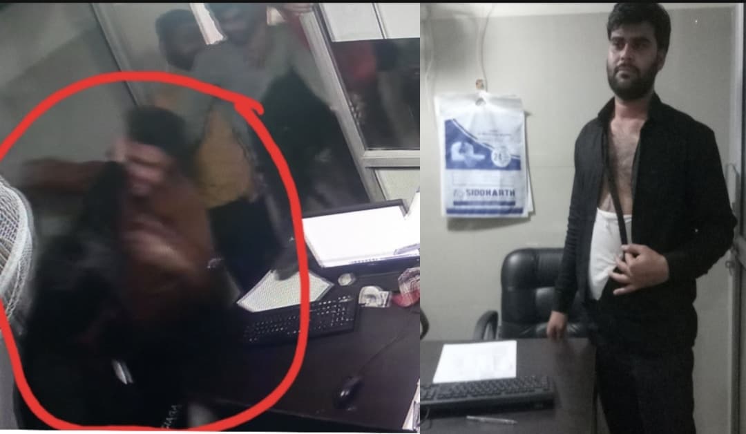 Morena News : जिला अस्पताल में चले लात घूसों, जमकर हुई मारपीट, घटना CCTV में कैद