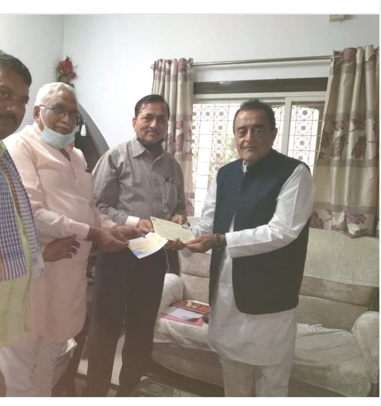 कांग्रेस नेता खुर्शीद अनवर ने राममंदिर निर्माण के लिए दी 51 हजार की सहयोग राशि