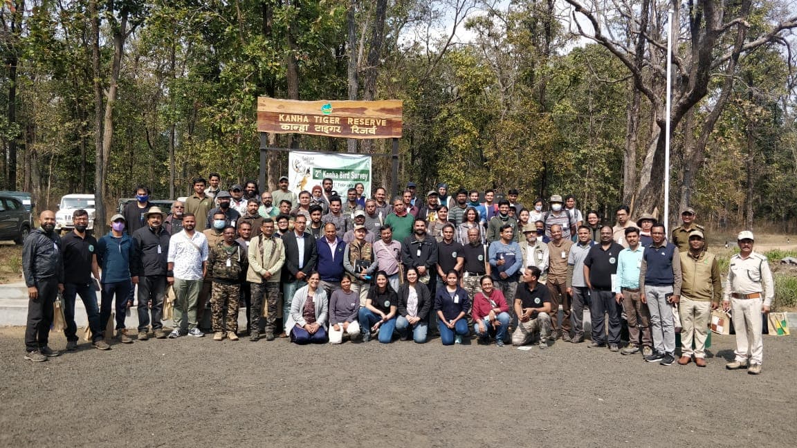 कान्हा राष्ट्रीय उद्यान में चार दिवसीय पक्षी सर्वेक्षण, 11 राज्यों के 85 पक्षी विशेषज्ञ शामिल