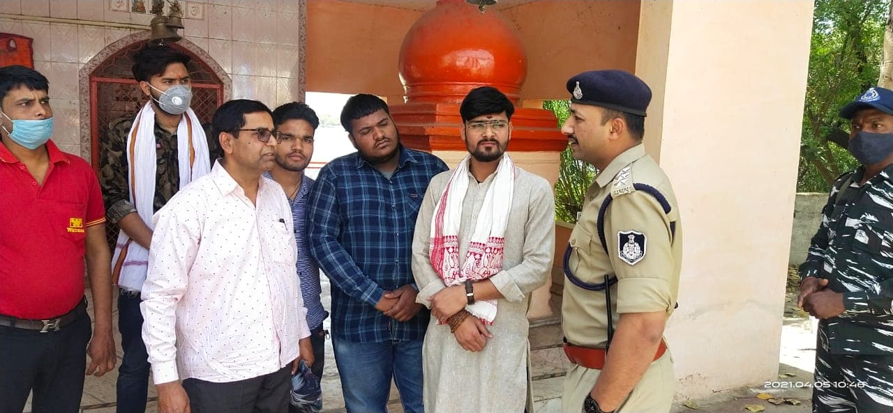 Datia News: असामाजिक तत्वों की असामाजिक करतूत, मंदिर में स्थापित मूर्ति की खंडित