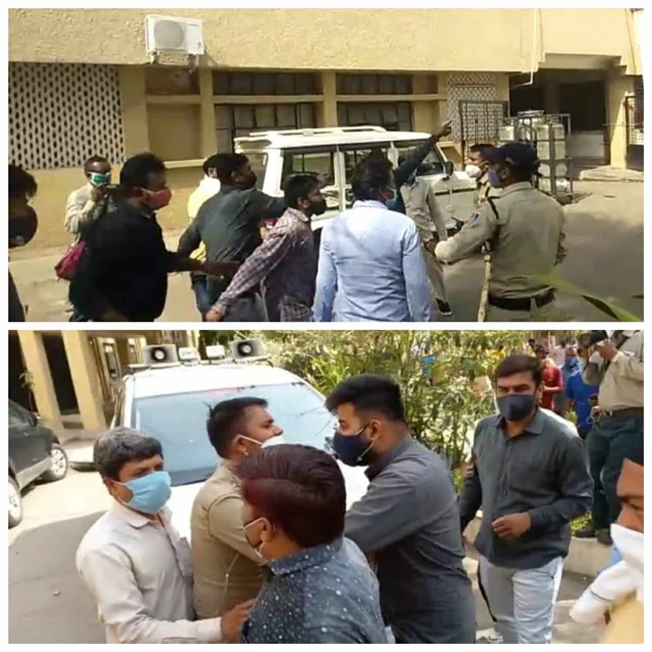 उज्जैन: बीजेपी कार्यकर्ता की मौत के बाद अस्पताल में हंगामा, ऑक्सीजन की कमी का आरोप