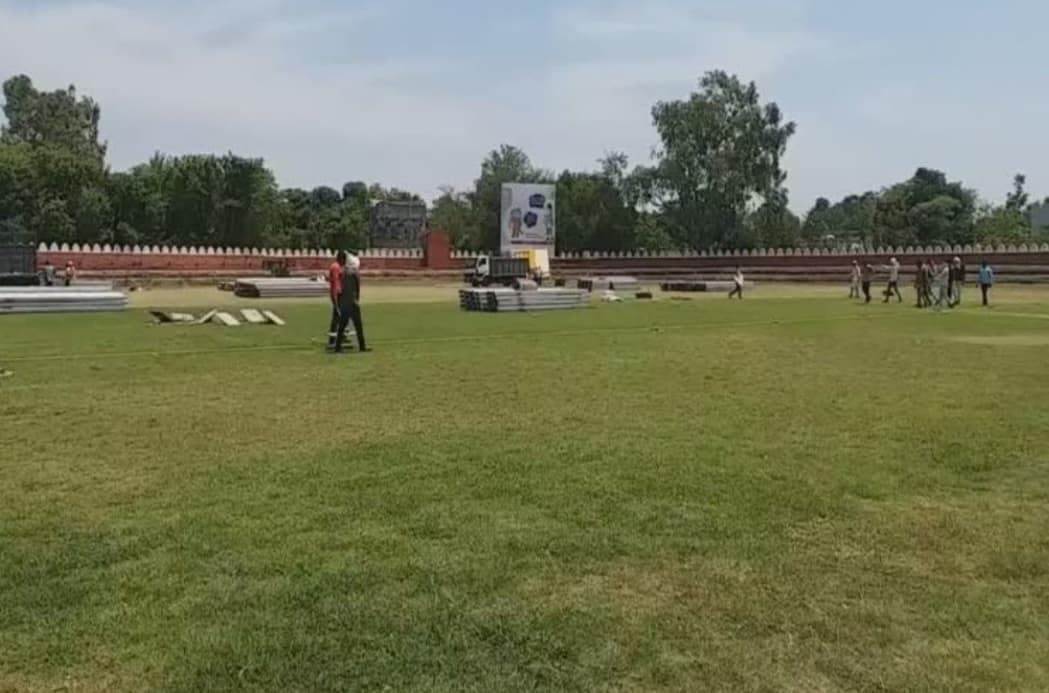 भोपाल स्टेडियम में तैयार हो रहा 1000 बेड का कोविड केयर सेंटर