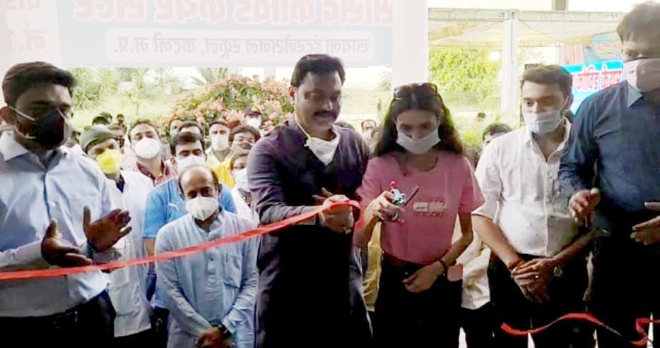 सायना इंटरनेशनल स्कूल में 300 बेड के सांसद कोविड केयर सेंटर का शुभारंभ