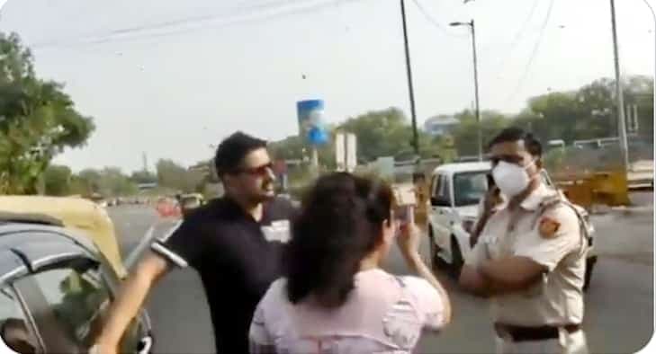 भारी पड़ी पुलिस से बदतमीजी, पति को Kiss करने वाली महिला और युवक तिहाड़ जेल पहुंचे