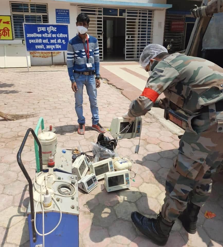 दतिया : अस्पतालों के चिकित्सीय उपकरणों की मरम्मत और देख-रेख करेगी व्हाइट टाइगर डिवीजन