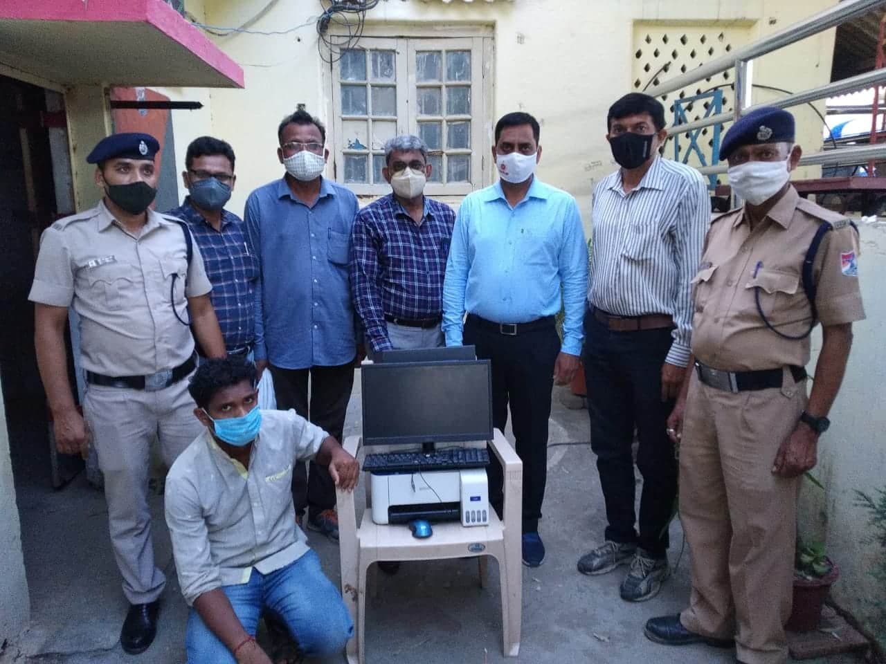 बालाघाट में रेलवे टिकट की कालाबाजारी कर रहा था युवक, क्राईम ब्रांच ने किया गिरफ्तार