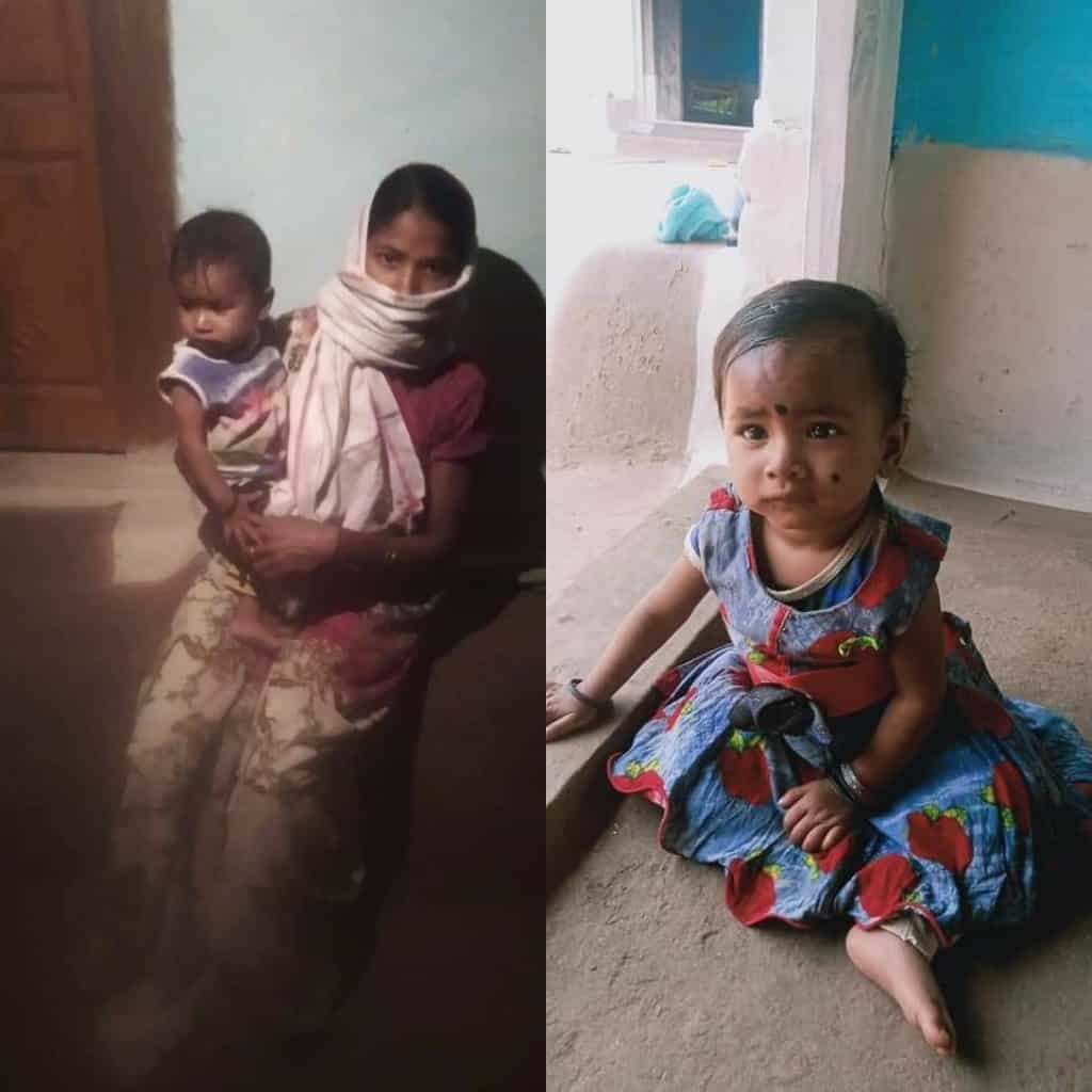 मंडला में 9 माह की बच्ची ने दी कोरोना को मात