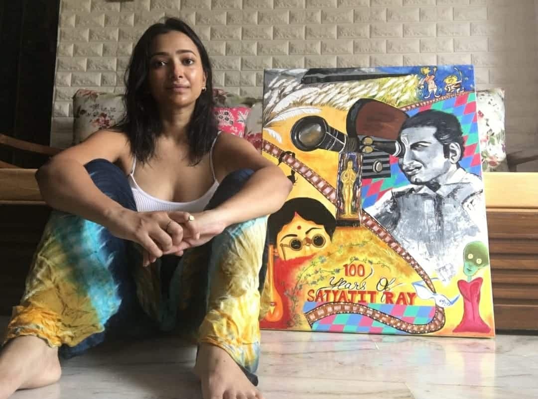 ऐक्ट्रेस श्वेता बासु ने सत्यजीत रे पर बनाई पेंटिंग बेची, कोविड फंड में दान करेंगी राशि