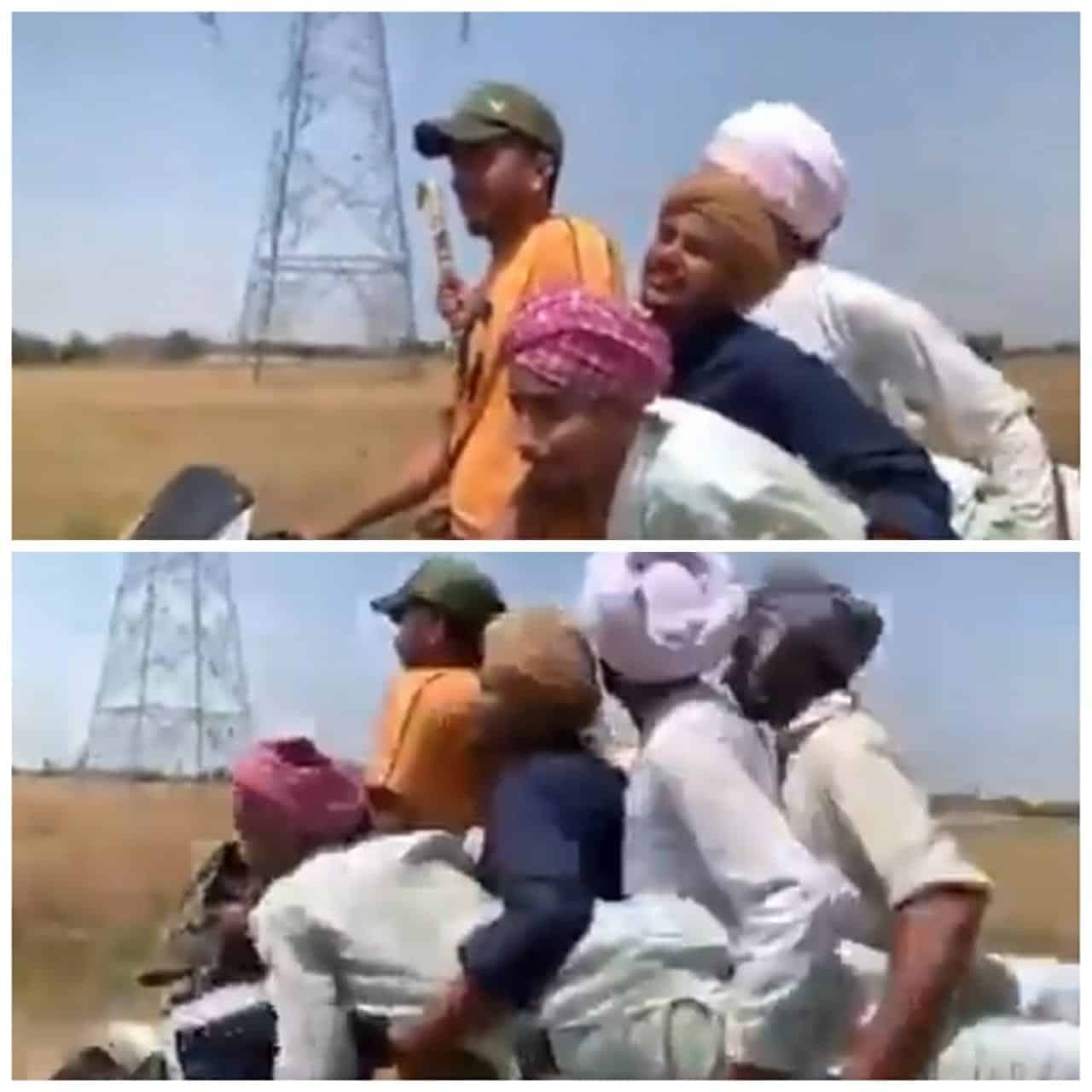 बाइक पर बैठे 4 लोग, 5वें के लिए नहीं बची जगह तो किया ये जुगाड़, वीडियो वायरल