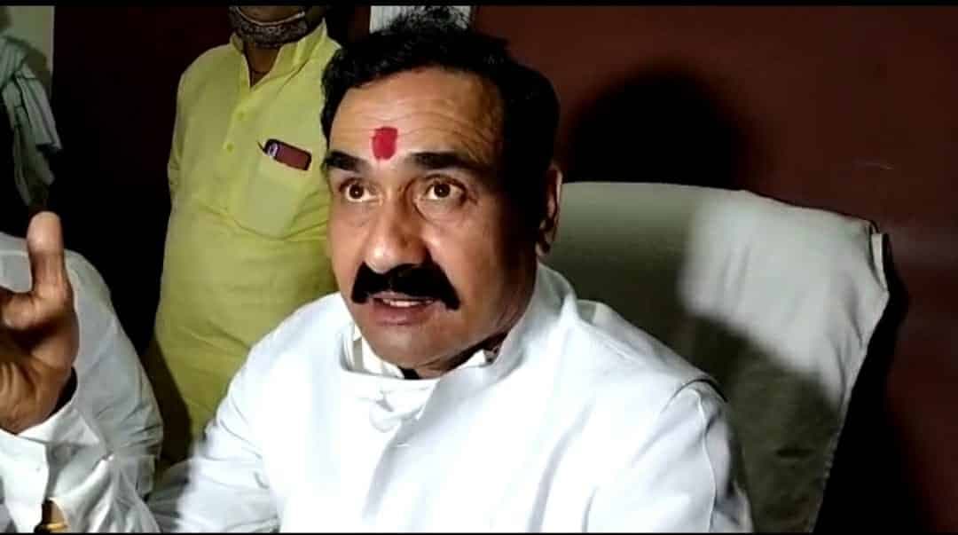 गृह मंत्री डॉ नरोत्तम मिश्रा की राज्यपाल से मांग, कमलनाथ पर राष्ट्रद्रोह की कार्रवाई हो 