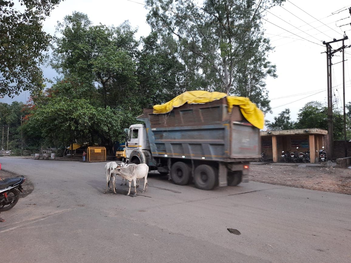 सिंगरौली : चौकी प्रभारी की निगरानी में ओवरलोड गाड़ियां हो रही बॉर्डर क्रॉस