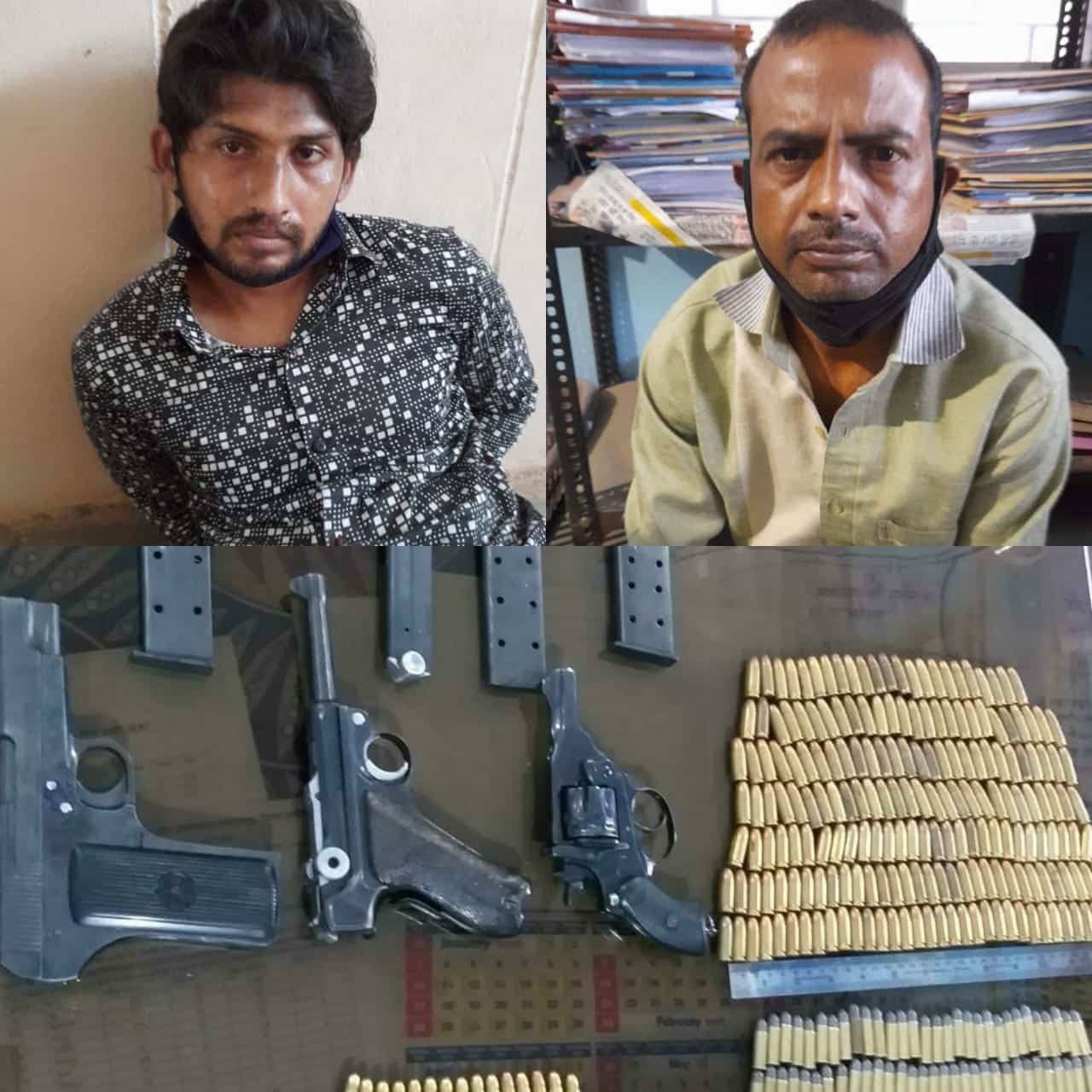 राजस्थान के शूटर के कुबुलनामे के बाद इंदौर में हथियारों का जखीरा बरामद, 2 गिरफ्तार