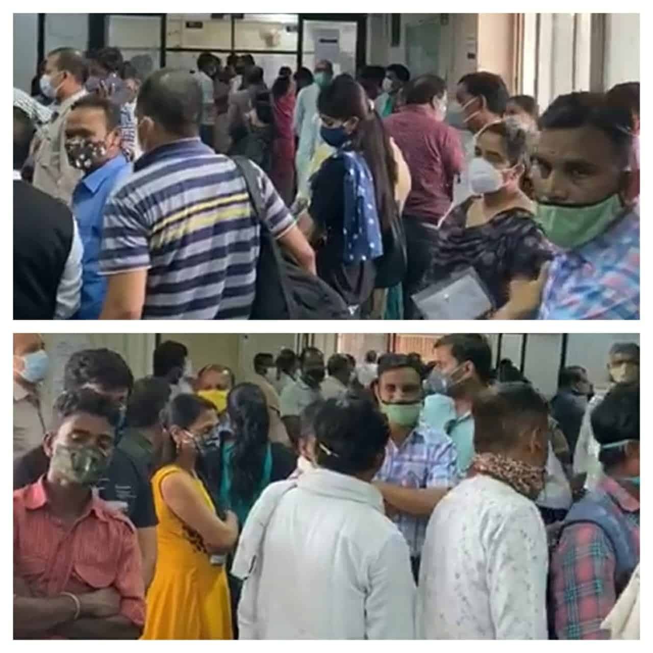 कोरोना, तुम फिर कब आओगे! लापरवाही की इंतिहा, देखिये सरकारी दफ्तर का मंज़र
