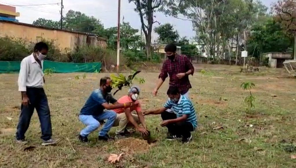 विश्व पर्यावरण दिवस : पर्यावरण विभाग ने कर्मचारियों को दिया पौधा, किया अपने घरों में लगाने का अनुरोध