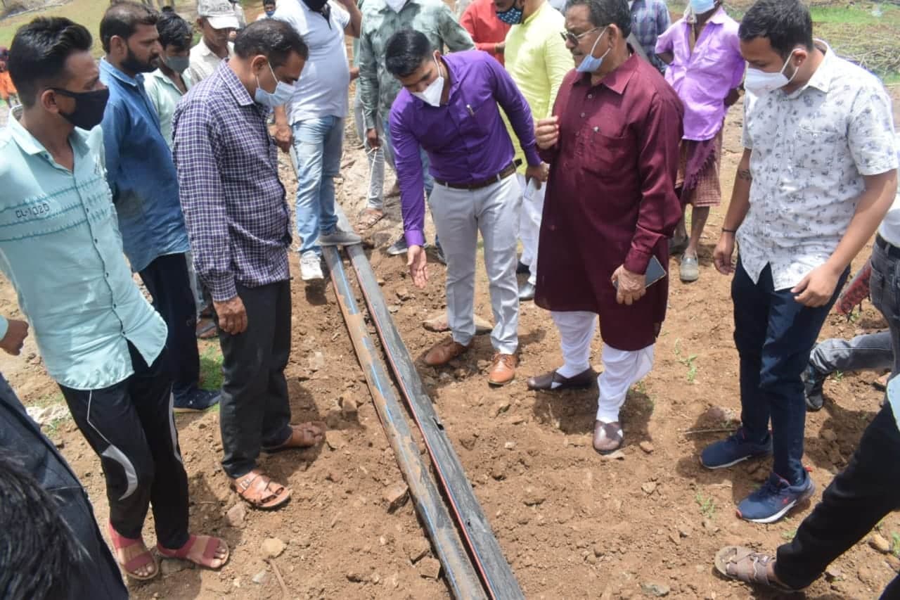 कैबिनेट मंत्री प्रेमसिंह पटेल ने Barwani में नल-जल योजना के कार्य का किया निरक्षण, विस्तृत जांच के दिए निर्देश