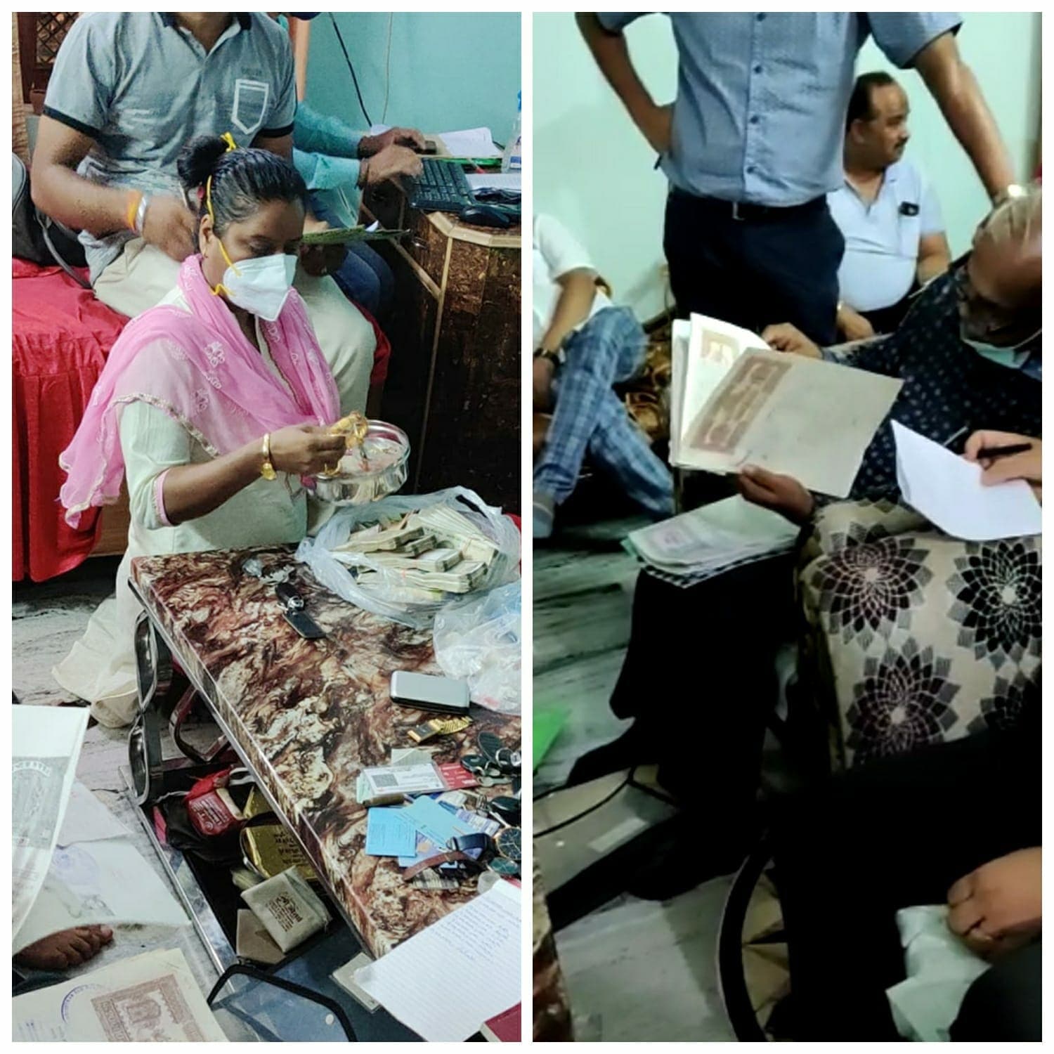 नगर निगम के अकाउंटेंट के यहां लोकायुक्त का छापा, नगदी जेवर और बेहिसाब संपत्ति के सबूत मिले