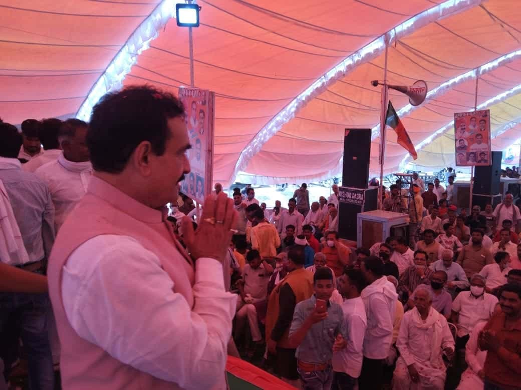 नरोत्तम मिश्रा का कांग्रेस पर वार, कहा- भारत की जनता को गौचर समझते है कांग्रेसी, सिर्फ वोटों की फसल चरने आते है