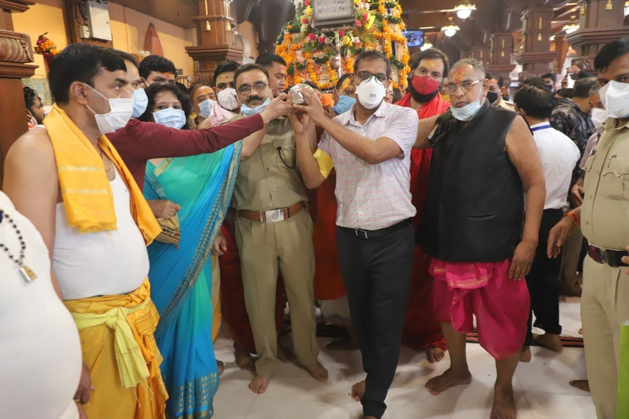 Ujjain : भगवान श्री महाकालेश्वर की तीसरी सवारी निकली, कलेक्टर ने किया पूजन