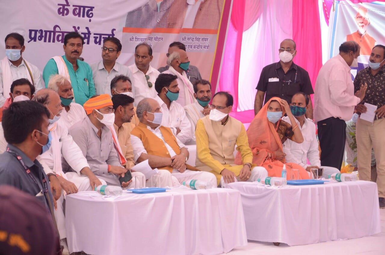 बाढ़ प्रभावित श्योपुर जिले के गांवों के लिए सीएम शिवराज ने की ये बड़ी घोषणा