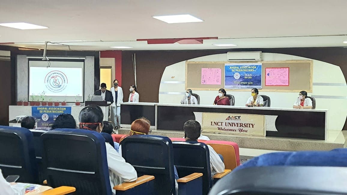 LN Medical College ने मनाया गया “विश्व स्तनपान सप्ताह” बच्चों के स्वास्थ्य पर दिया ये संदेश