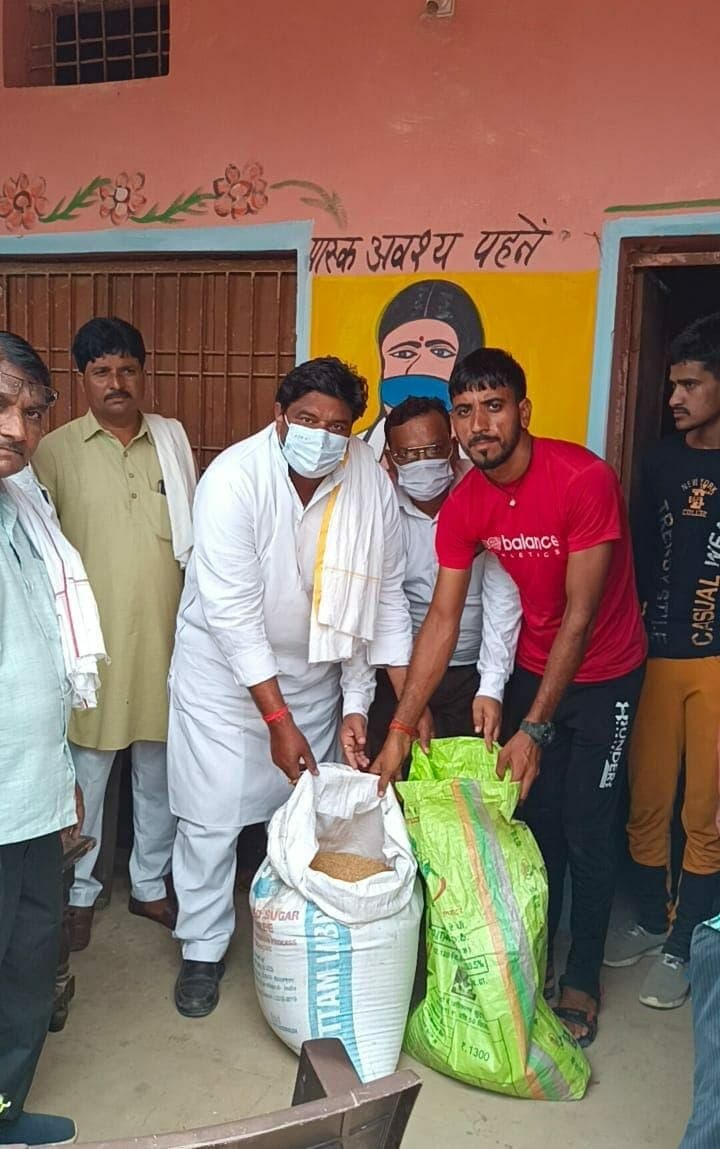 MP सरकार द्वारा बाढ़ पीड़ितों को बांटा गया राहत अनाज पैकेज, 3 दिन तक जारी रहेगा कार्यक्रम
