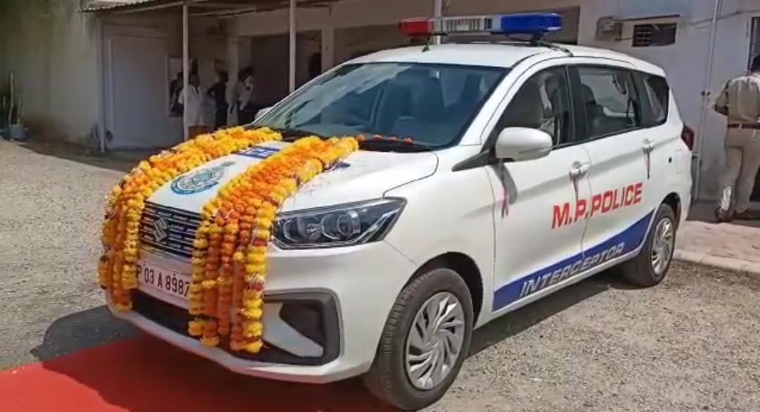 जिले को मिली इंटरसेप्टर वाहन की सुविधा, अब पुलिस अपराध करने वालों पर कसेगी नकेल