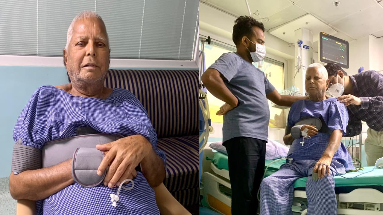 Lalu yadav की हालत को लेकर बेटी मीसा ने किया खुलासा, शेयर की तस्वीर