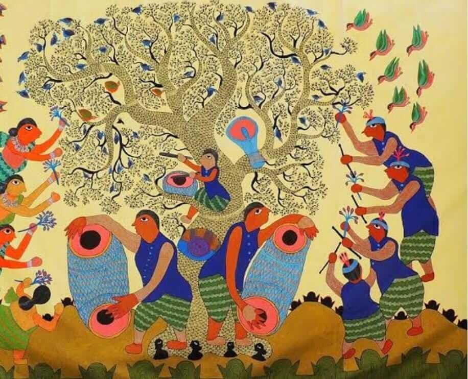 मध्यप्रदेश की “गोंड चित्रकला को जीआई टैग” मिला, विशिष्ट चित्रकला पद्धति को विश्व पटल पर मिली विशेष पहचान