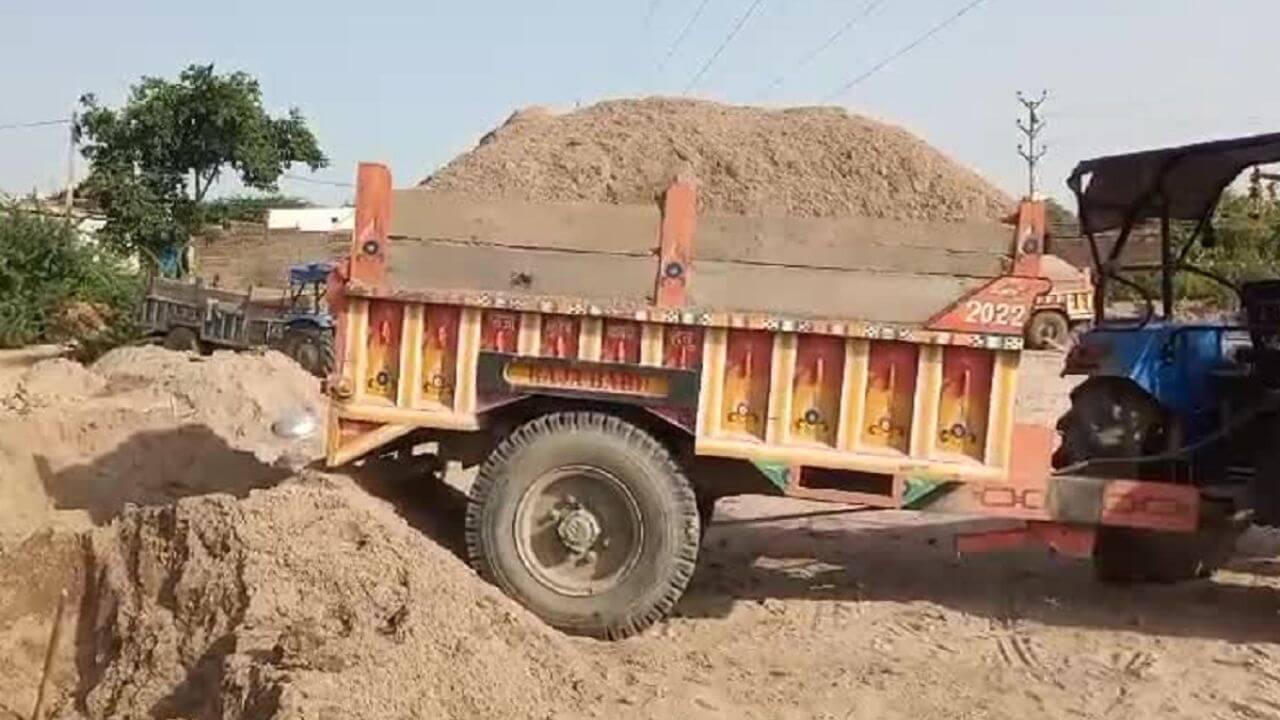 शहडोल पुलिस ने रेत से भरे ट्रैक्टर को किया जब्त, चालक गिरफ्तार