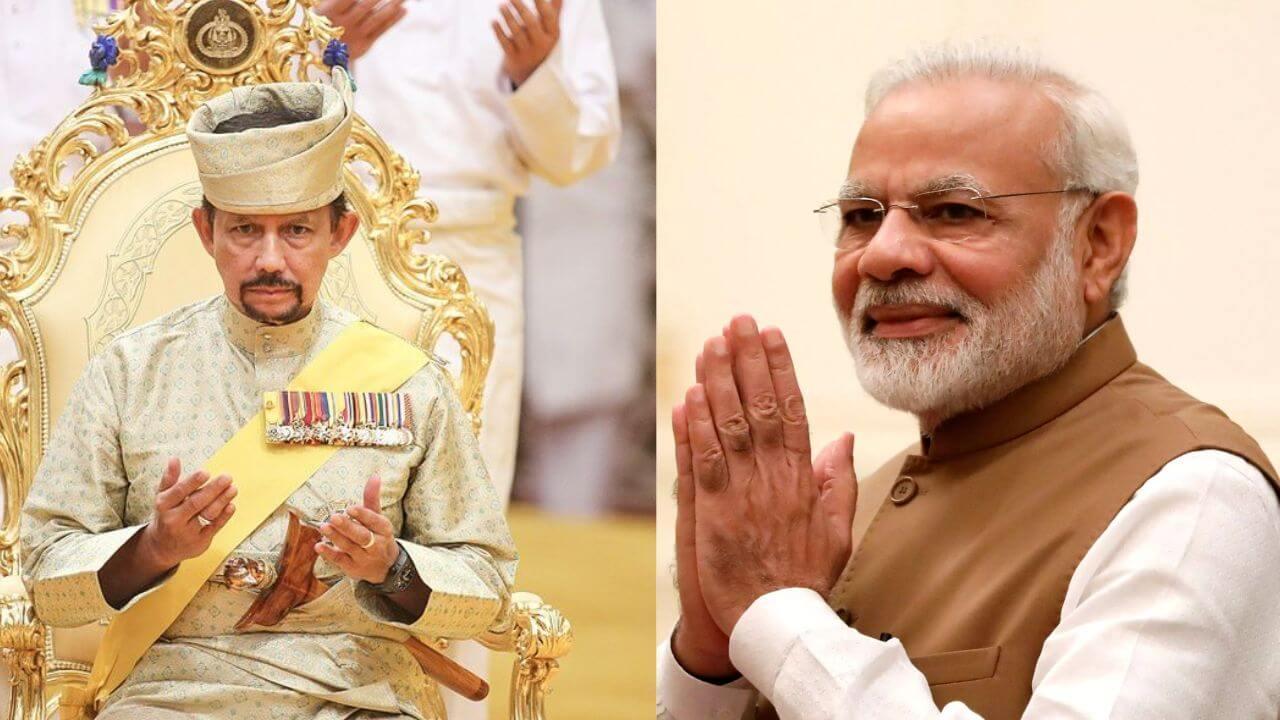 दुनिया के सबसे अमीर ब्रुनेई सुल्तान से मिलेंगे PM मोदी, जिनके पास है सोने का महल और 7000 कारों का कलेक्शन