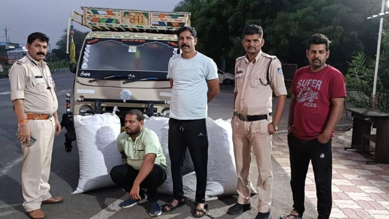 नीमच पुलिस की कार्रवाई, अवैध मादक पदार्थ के साथ 1 तस्कर गिरफ्तार