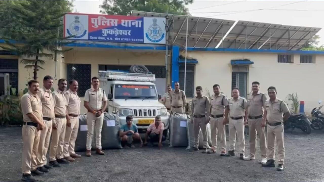 Neemuch News : अवैध मादक पदार्थ तस्करी पर बड़ा एक्शन, 216 किग्रा डोडा चूरा जब्त