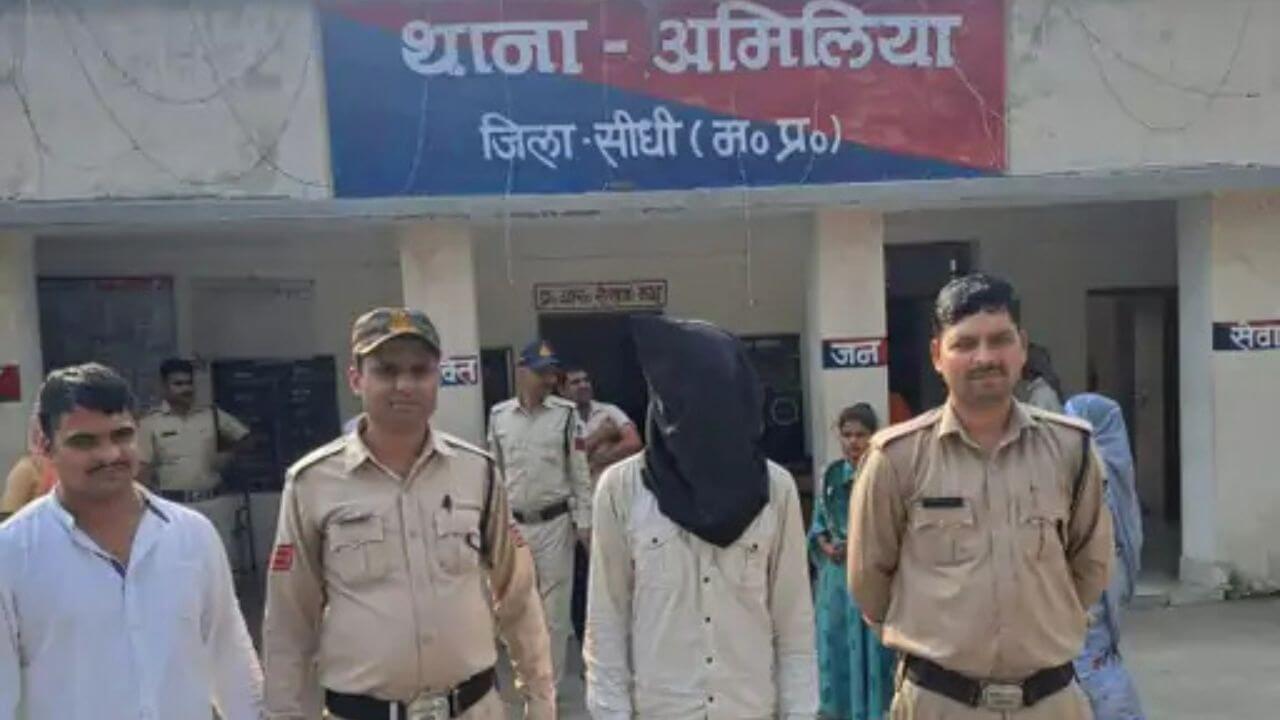 सीधी में युवती के सुसाइड मामले में पुलिस की कार्रवाई, आरोपी की कोर्ट में पेशी