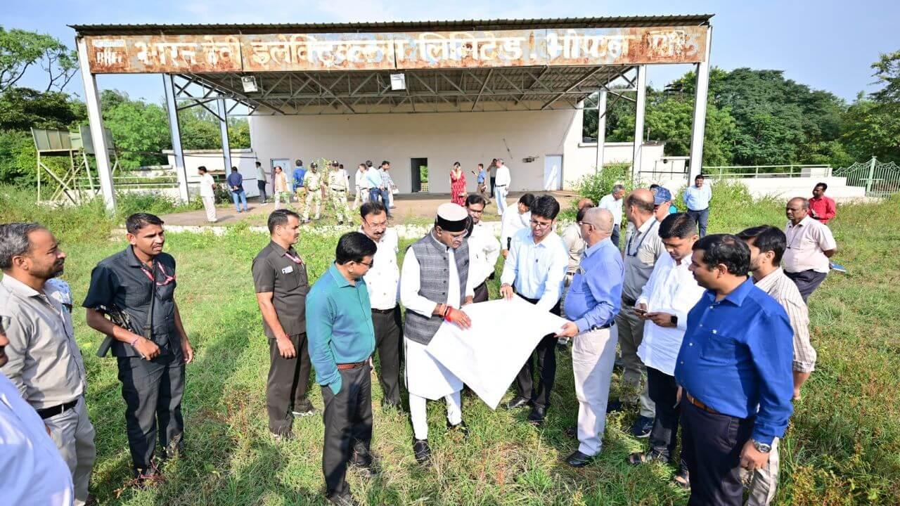 विश्वास सारंग ने BHEL स्पोर्टस कॉम्प्लेक्स का निरीक्षण किया, बोले अब इसका संचालन करेगा खेल विभाग करेगा