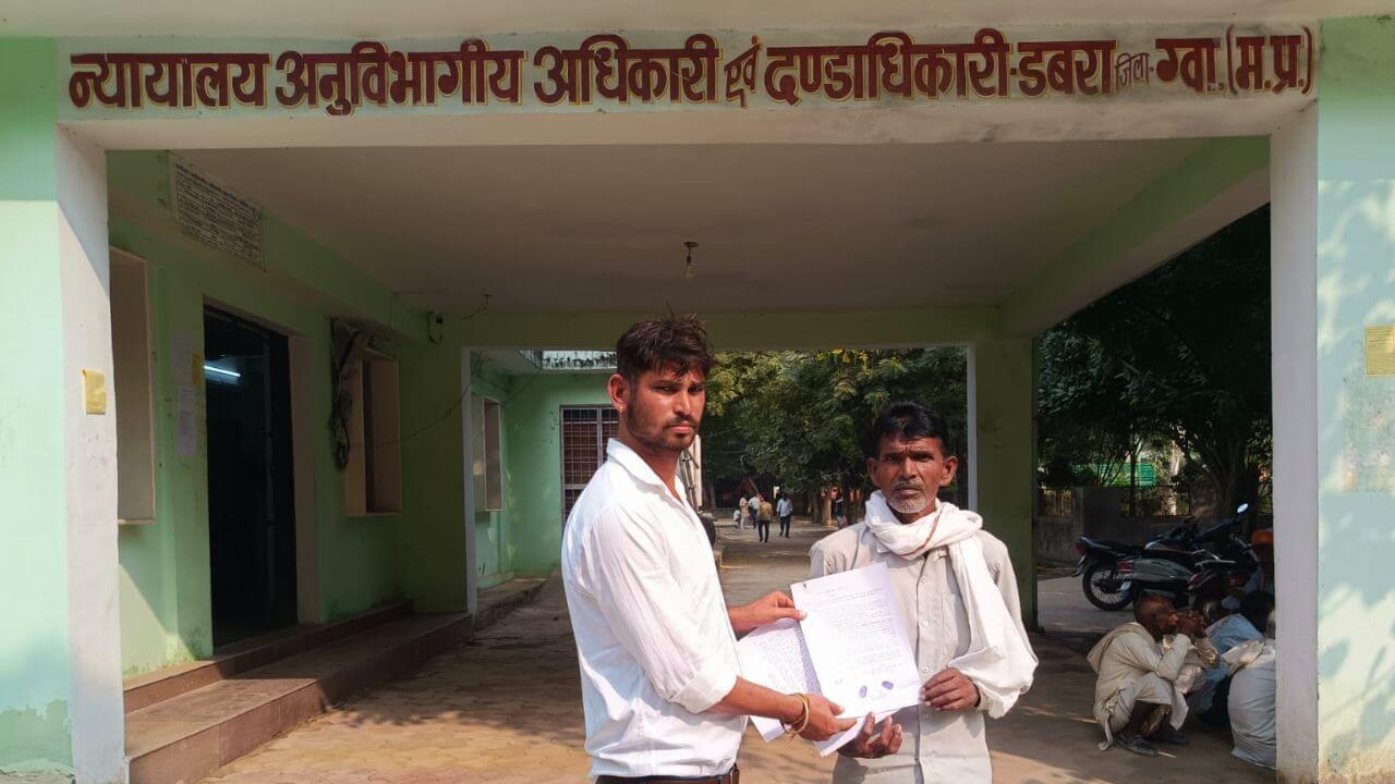 डबरा में रेत माफियाओं से परेशान किसान, SDM और SDOP से लगाई गुहार