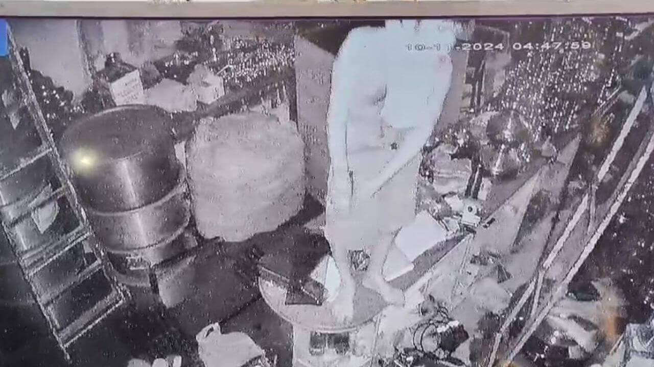 चोरों ने बर्तन की दुकान में किया हाथ साफ, हजारों की नगदी व सामान किया चोरी